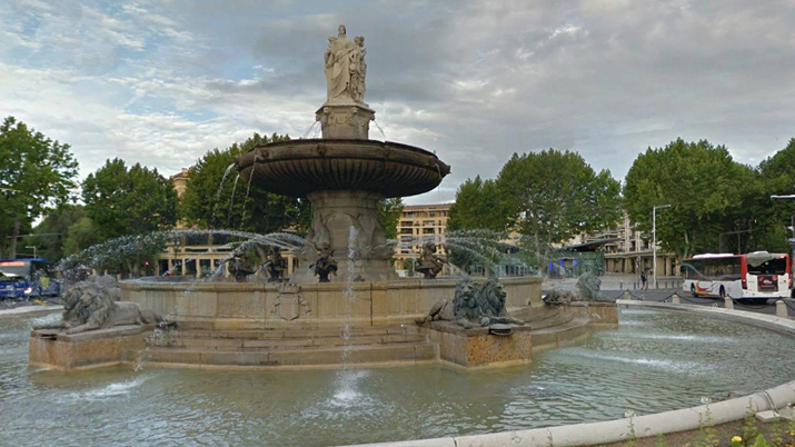 Aix, Brunnen